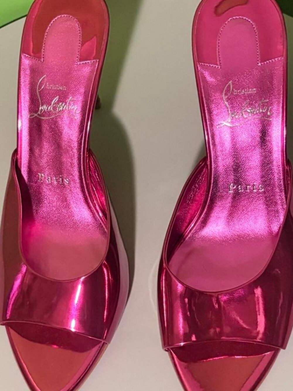 Christian Louboutin Women's Pink Courts